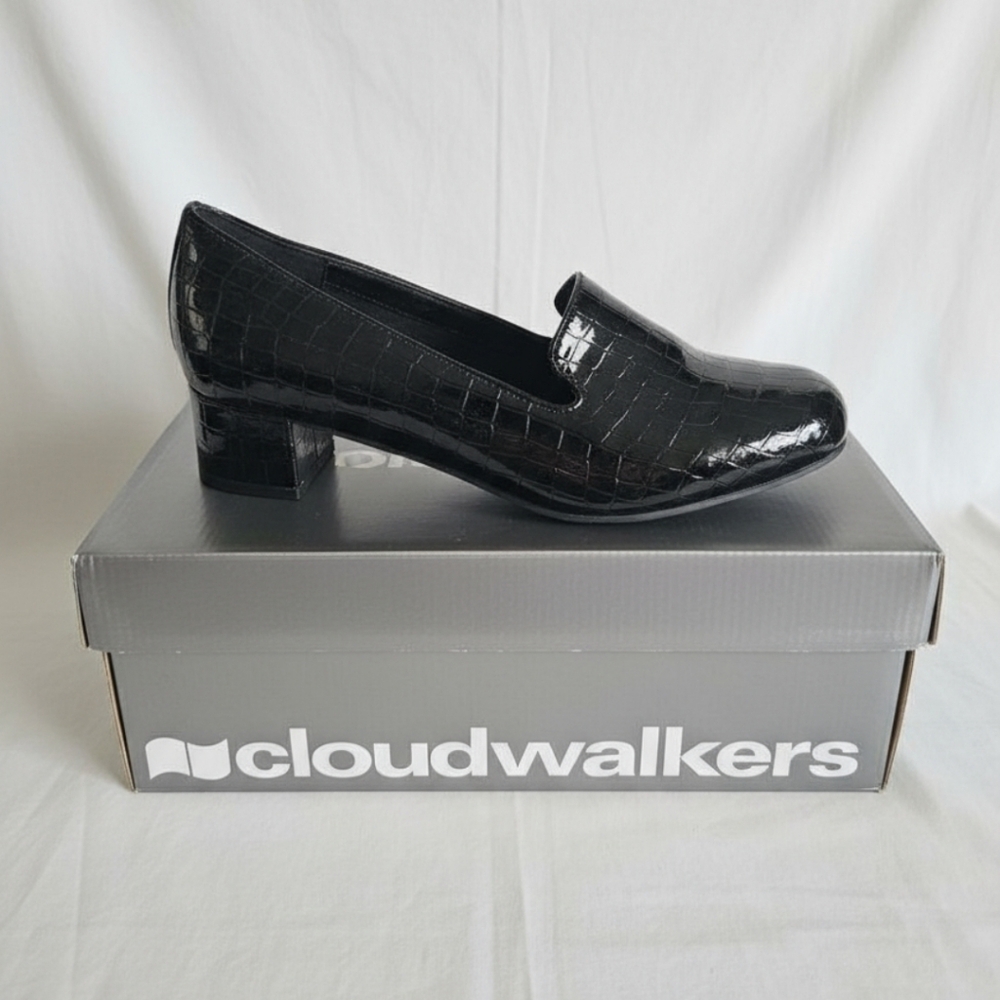 NWB Cloudwalkers Black " FAE" Oxford Pump Sz 10W